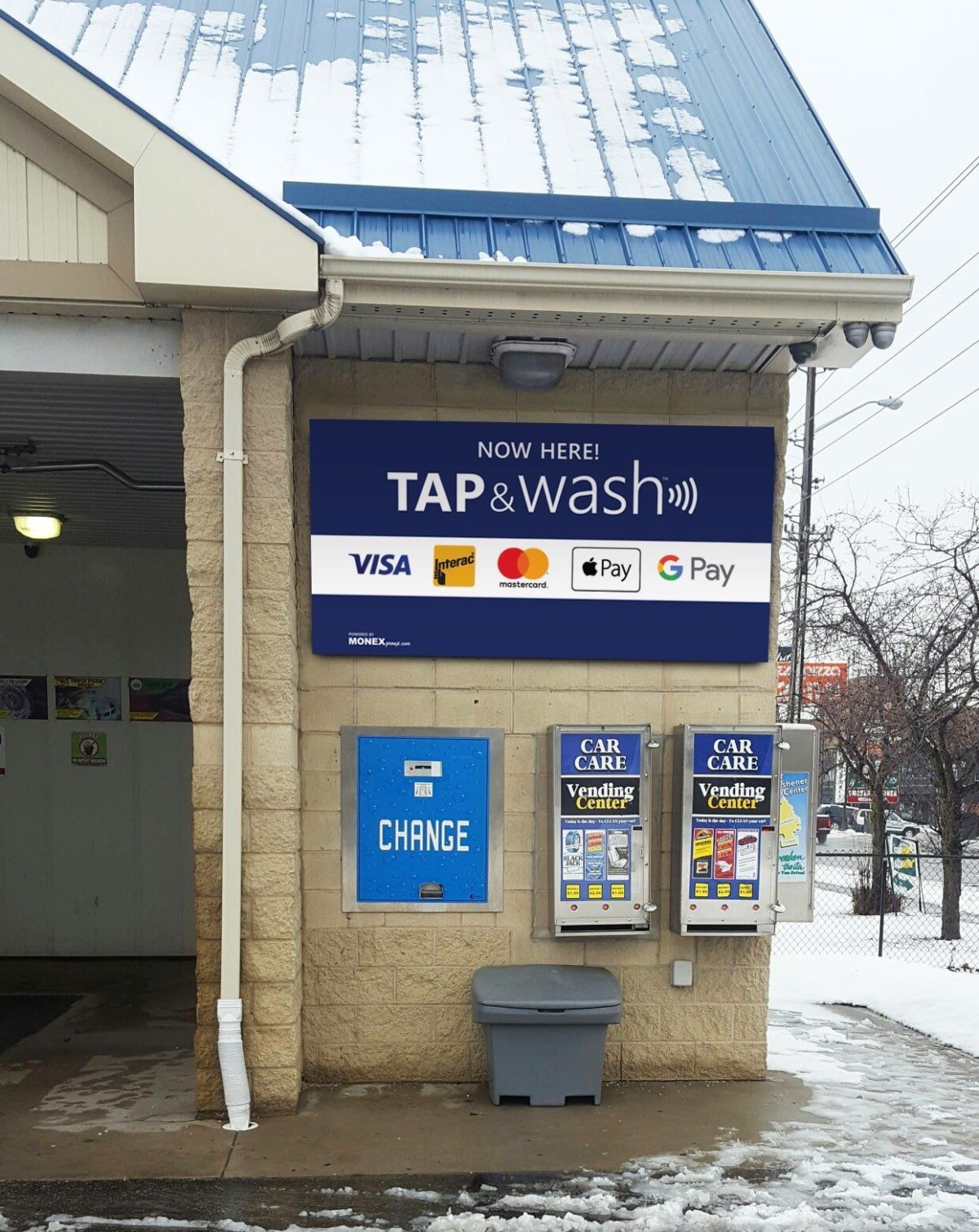 MONEXgroup USA Unattended Carwash Payment Terminal Automatic Car